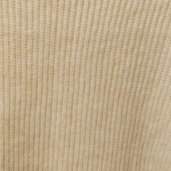 Loft boxy cable knit oversized sweater chunky top ivory minimalist chic Sm - Picture 3 of 7